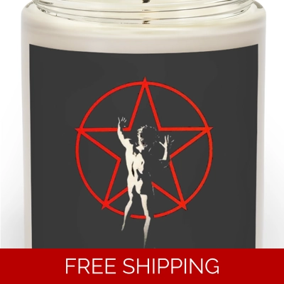 Custom Scented Candle Star Man